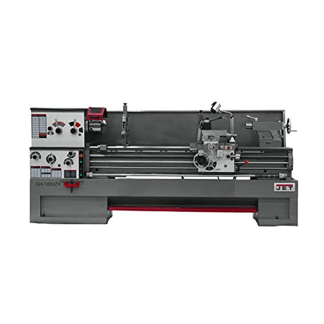 JET GH-1880ZX, 18" x 80" Geared Head Metal Lathe, 3-1/8" Spindle Bore, 3Ph 230/460V (321970) Jet
