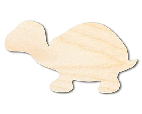 Unfinished Wood Turtle Shape - Craft - up to 36" DIY 5" / 1/4" 24 Hour Crafts