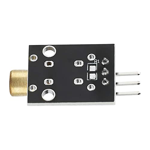 8PCS 3 Pin 650nm 5V Laser Transmitter Sensor Module Board KY-008 Dot Diode Copper Head Sensor Module Diode Laser Mini laser head for Arduino - WoodArtSupply