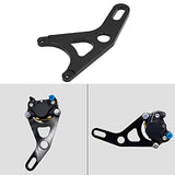 Acouto Rear Brake Caliper Bracket for Motorcycle Electric Scooter 8.7in Brake Disc 3.2in Radial Caliper Rear Brake Caliper Mount Adapter Mounting Acouto