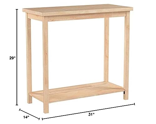 International Concepts Accent Table, Unfinished IC International Concepts