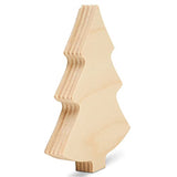 Chunky Christmas Tree 4-inch, Pack of 10 Wooden Christmas Decor, Pine Tree Shaped Cutouts for Classroom & Winter Decor, by Woodpeckers Woodpeckers