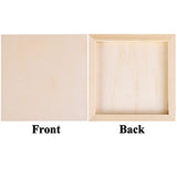 ADXCO 8 Pack Wood Panels 8 x 8 Inch Unfinished Wood Canvas Wooden Panel Boards for Painting, Pouring, Arts Use with Oils, Acrylics ADXCO