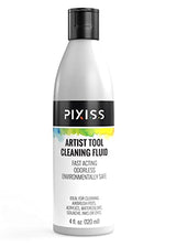 Pixiss Paint Brush Cleaner and Restorer, 4 Ounce Bottle - Small Paint Miniature Brushes Fine Tip 6pc Paintbrushes Set for Model Craft Warhammer GRAS Art Bundles