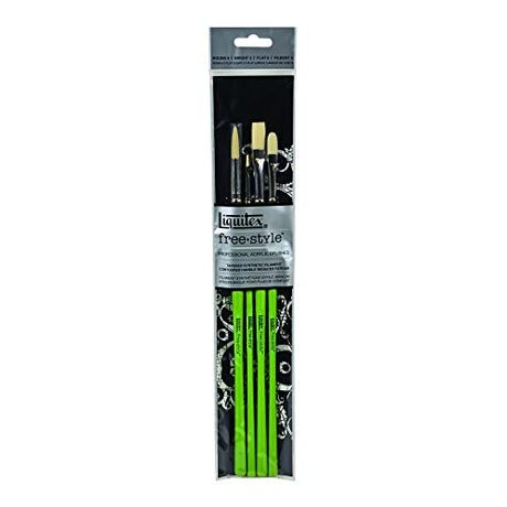 Liquitex Professional Freestyle Traditional Brush 4-Piece Set Liquitex