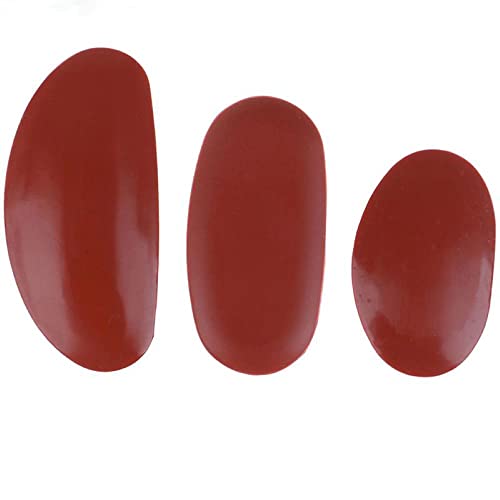 Feqsky 5Pcs Ceramic Tools, Steel Serrated Scraper Pottery Clay Silicone Scraper for Polymer Clay Scraper Pottery Tools Scraper Crafts Kit Feqsky