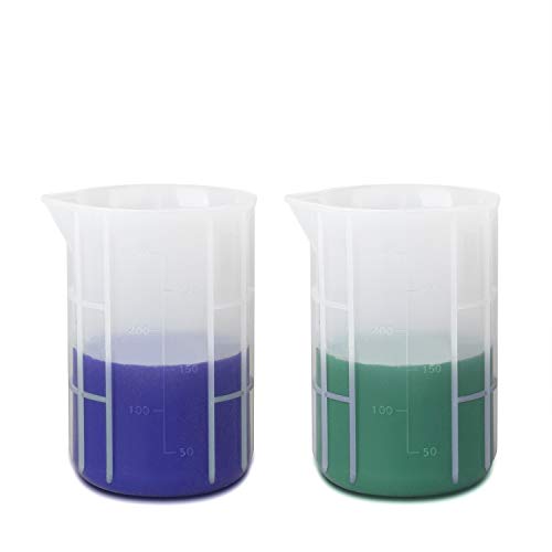 Gartful 300ml Large Silicone Measuring Cups, 10 oz Epoxy Resin Mixing Cups, Jewelry Casting Molds, Acrylic Paint Pouring, Cup Making, Nonstick Gartful