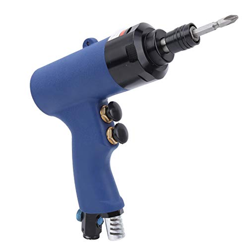 Pneumatic Air Screwdriver Impact Tapping Gun with Seesaw CW and CCW Switch and Double Hammer Strike Structure(Japanese air nozzle) - WoodArtSupply