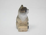 Selsela Raccoon Wood Ornament Hanging Animal Figurine Handmade Carved Decoration Selsela