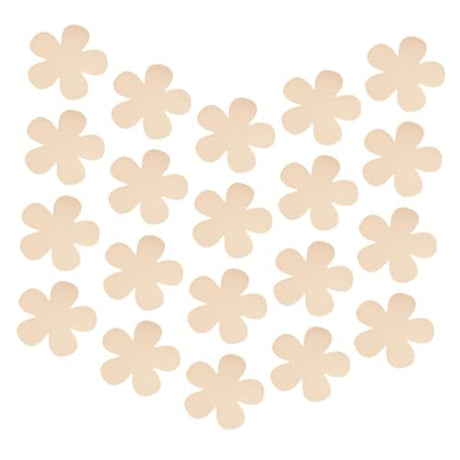 MAGICLULU 20pcs Crafts Decor Coasters Wood Slices for DIY Wood Flower Tag DIY Accessories Flower Unfinished Wood Slices Flower Tag Wood Slices MAGICLULU