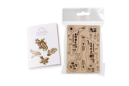 UGears U-Fidget Aircraft, No Glue Required - WoodArtSupply