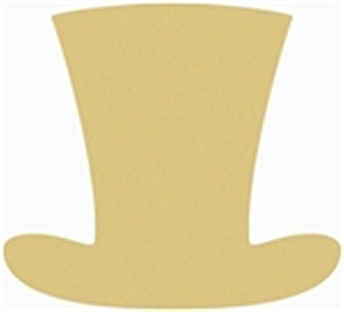 Top Hat Style 2 Unfinished MDF Wood Cutout Variety of Sizes USA Made St. Patrick's Day Decor Home Decor (6") Diverse Woodworking