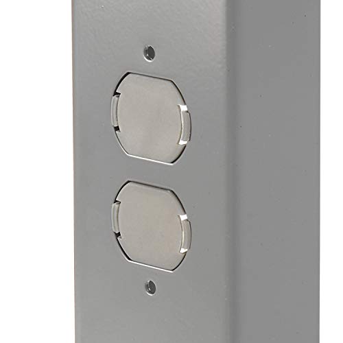 Global Industrial Adjustable Height Workbench C-Channel Leg, 72" W x 36" D, 1-5/8" Plastic Laminate Safety Edge, Gray Global Industrial