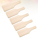 COHEALI Wooden Paddle Sorority 5PCS Unfinished Wood Wooden Pledge Paddle Wooden Paddle Board Blank Wooden Paddles Paddle Wood Board Butter Paddles COHEALI