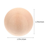 Operitacx 10pcs Wooden Ball Craft for Kids Natural Craft Balls Unfinished Wood Spheres Gse Bingo Balls Only Hardwood Balls Small Wood Balls Bingo Operitacx