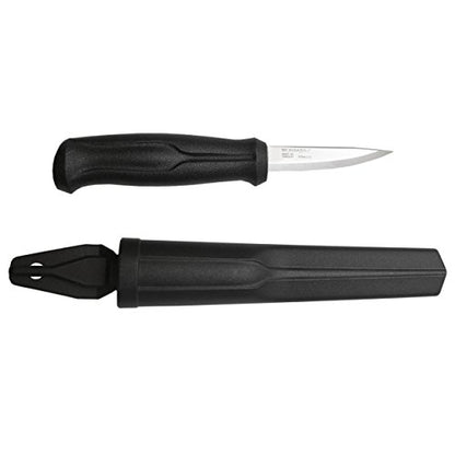 Morakniv Woodcarving Basic Sandvik Stainless Steel Wood Carving Knife With Sheath, 3 Inch - WoodArtSupply