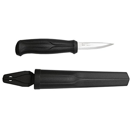 Morakniv Woodcarving Basic Sandvik Stainless Steel Wood Carving Knife With Sheath, 3 Inch Morakniv