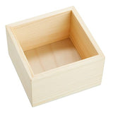 Bright Creations 10 Unfinished Small Wooden Boxes for Crafts with 1 Sanding Sponge (4 In, 11 Pieces) Bright Creations