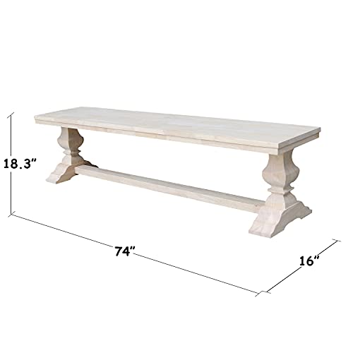 International Concepts Trestle Bench - Thumbnail 5