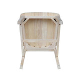 International Concepts Pair of Mission Side Chairs, Unfinished IC International Concepts