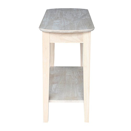 International Concepts Phillips Oval Sofa Table, Unfinished IC International Concepts