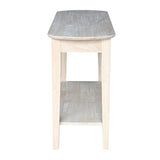 International Concepts Phillips Oval Sofa Table, Unfinished IC International Concepts