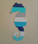 Seahorse Cutout Unfinished Wood Nautical Decor Beach House Decor Sea Animal Door Hanger MDF Shaped Canvas Style 2 Diverse Woodworking
