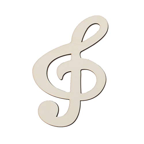 Music Notes Cutouts Musical Notes Wooden Music Concert Theme Party Birthday Party Baby Shower Wall Decoration 9pcs Samanter