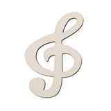 Music Notes Cutouts Musical Notes Wooden Music Concert Theme Party Birthday Party Baby Shower Wall Decoration 9pcs Samanter