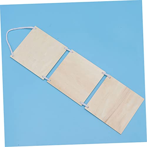 Operitacx 2 Pcs Craft Wooden Plaque Unfinished Wooden Sign Wood Embellishments for Crafts Store Wood Plaque Unfinished Wooden Cutout Disc Ornaments Operitacx