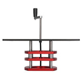 Alvinlite Router Lift Kit Manual Lifting Router Lift System Kit Router Table Saw Insert Base Plate for Router Plates and Lift Systems(Black) Alvinlite