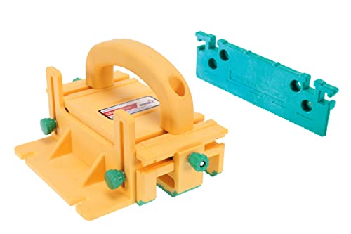 MICROJIG GRR-RIPPER GR-100+GRP-11G 3D Pushblock With A 1/8" Leg Table Saw Accessory For Table Saws, Router Tables, Band Saws, And Jointers, Yellow - WoodArtSupply