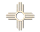 Unfinished Wood Zia Shape - Craft - up to 36" DIY 24" / 1/4" 24 Hour Crafts