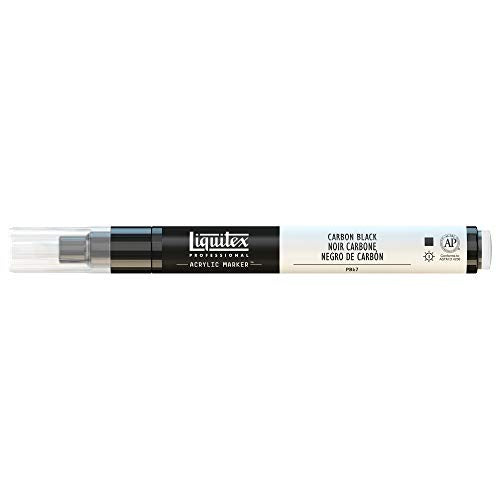 Liquitex Professional Fine Paint Marker, 8mm, Carbon Black Liquitex