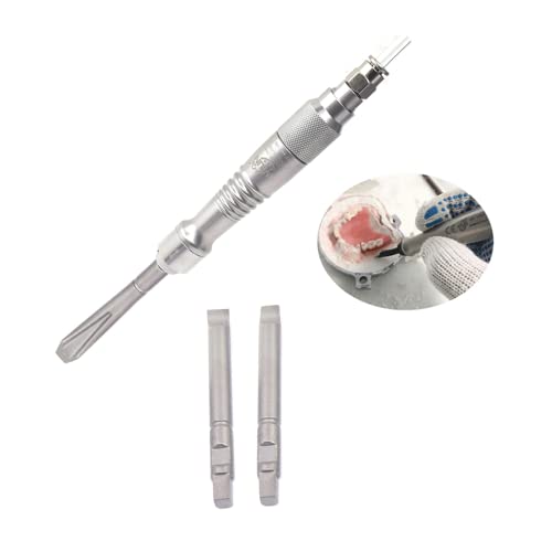 Micro Air Flux Chipper Pneumatic Scraper Scaling Gas Shovel Chisel Medical Gypsum Engrave Breaker Scaler Dental Tools With 3 Chisels