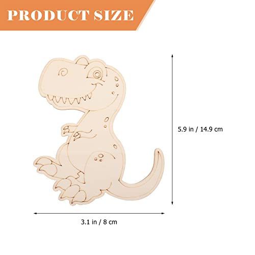 Crafts 8Pcs Unfinished Wood Cutouts Wooden Paint Crafts Animal Cut Out Wood Slices Wooden Chips for Home Decoration Ornament DIY Craft Art Project - WoodArtSupply