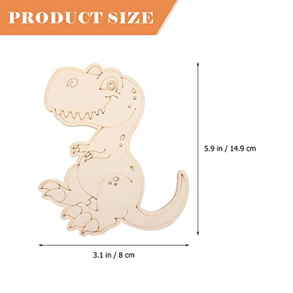 Crafts 8Pcs Unfinished Wood Cutouts Wooden Paint Crafts Animal Cut Out Wood Slices Wooden Chips for Home Decoration Ornament DIY Craft Art Project - WoodArtSupply