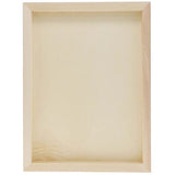 6 Pack Unfinished 9x12 Wooden Canvas Boards for Painting, Crafts, Blank Deep Cradle (0.87 Inches Thick) Bright Creations