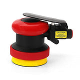 3 Inch Finishing Palm Pneumatic Sander Tool,3", 3/32”Mini DA Air Sander for corner POWER AERO NOVIA