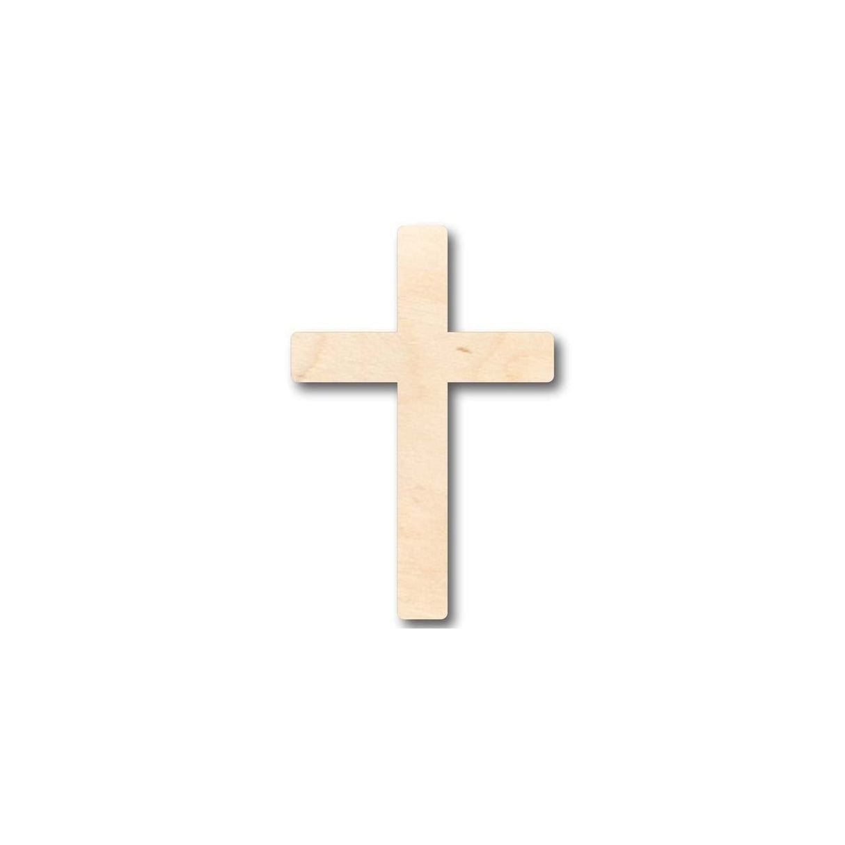 Unfinished Wood Cross Shape - Easter - Christian - Craft - up to 24" DIY 8" / 1/2" 24 Hour Crafts