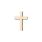 Unfinished Wood Cross Shape - Easter - Christian - Craft - up to 24" DIY 8" / 1/2" 24 Hour Crafts