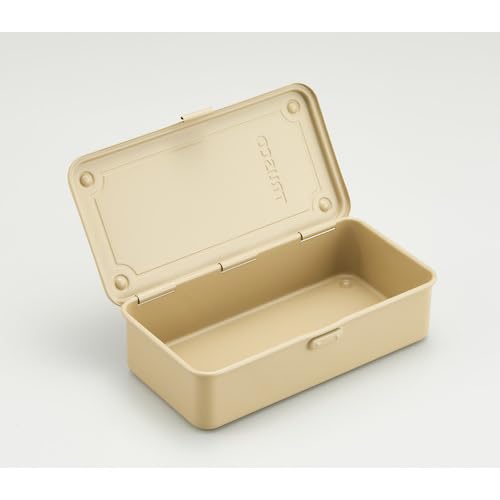 TRUSCO T-190LS Trunk Tool Box, 8.0 x 4.3 x 2.2 inches (203 x 109 x 57 mm), Light Sand Trusco