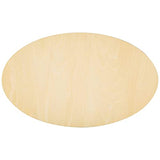 Wood Ovals for Crafts, 10 Pcs Unfinished Wood Oval，Natural Oval Wood Slices Crafts, Wooden Oval Cutout,Painting and Wedding Decorations (250x150x2mm) SPKESE