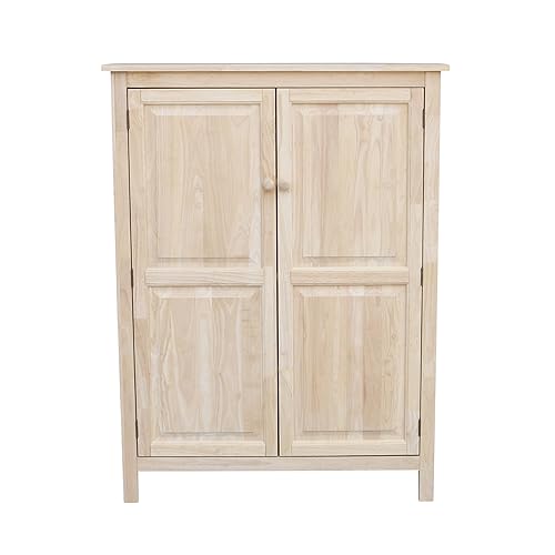 IC International Concepts Double Jelly Cupboard-51 H Cupboard, 51-Inch, Unfinished - WoodArtSupply