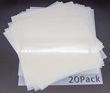 20 Pack 7.5mil Mylar Sheets, 12 X 12 Inch Stencil Paper for Cricut, Laser Cutting, Template Plastic for Quilting, Blank Plastic Sheets for Crafts, Gnomeshgh