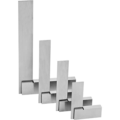 Grizzly H2993 Machinist's Square Set, 4-Piece - WoodArtSupply