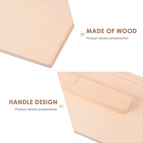 Healifty 2Pcs Soap Loaf Molds Wood Box Lid Covers Unfinished Rectangular Candle Mold Mould Lids Tops Cake Pans Cover for DIY Craft Homemade Cake Healifty