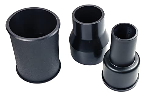 palart 3 Piece Vacuum Adapter Combo Kit Fits Wet Dry Vacuum Cleaners Connector Accessory, includes a 2-1/2 in. to 1-7/8 in. accessory adapter, a palart