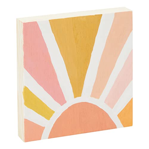 6 Pack Unfinished Wood Canvas Boards for Painting, Blank Deep Cradle 5x5 Panels for Art Projects (0.85 in Thick) Bright Creations