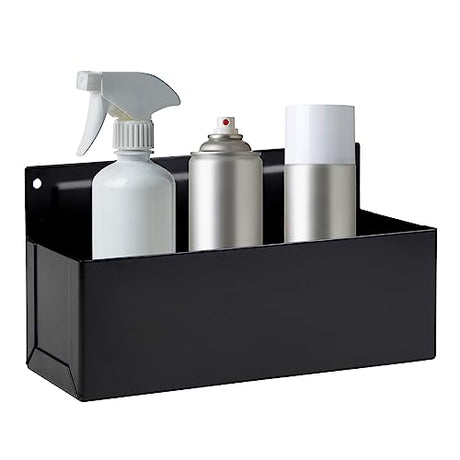 Rechabite Magnetic Aerosol Spray Can Holder, Magnet Toolbox Bottle Holder, Tool Box Storage Rack for Garage and Home, Craft Workspace, Mechanic Paint Rechabite